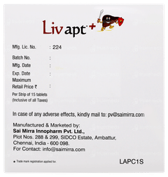 Liv Apt + Tablet 15
