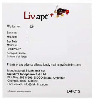 Liv Apt + Tablet 15