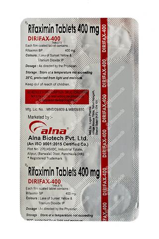 Dirifax 400 MG Tablet 10