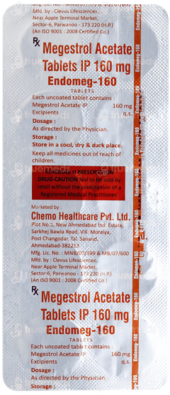 Endomeg 160 Tablet 10