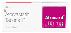 Atrocard 80 Mg Tablet 10