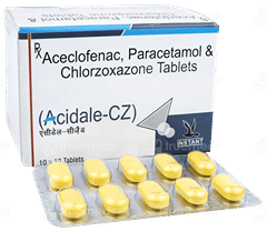 Acidale Cz 100/325/250 Mg Tablet 10 Acidale Cz 100/325/250 Mg Tablet 10