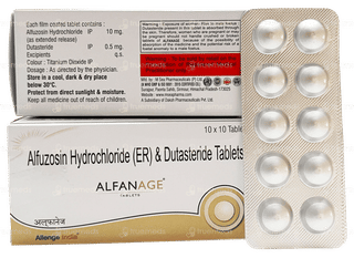 Alfanage 10/0.5 MG Tablet 10