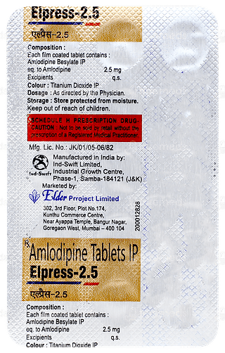 Elpress 2.5 Tablet 15