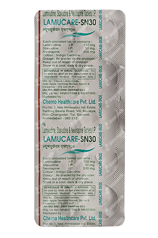 Lamucare Sn 30/150/200 MG Tablet 10