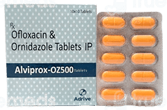 Alviprox Oz 200/500 Mg Tablet 10 Alviprox Oz 200/500 Mg Tablet 10