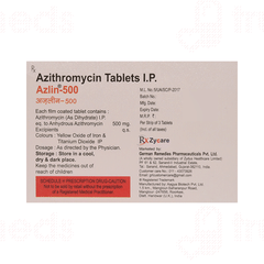 Azlin 500 Mg Tablet 3 Azlin 500 Mg Tablet 3