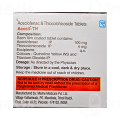Acosil Th 100/4 MG Tablet 10 Acosil Th 100/4 MG Tablet 10