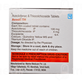 Acosil Th 100/4 MG Tablet 10
