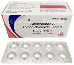 Acepro Th 8/100 Mg Tablet 10