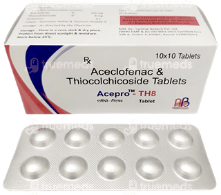 Acepro Th 8/100 Mg Tablet 10