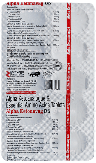 Alpha Ketonavag Ds Tablet 10