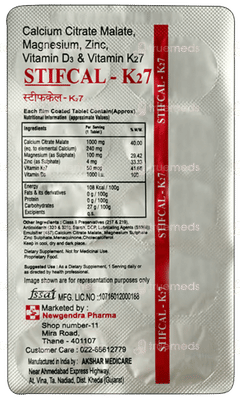 Stifcal K2 7 Tablet 10