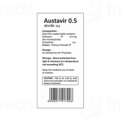 Austavir 0.5 Mg Tablet 10