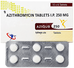 Aziqub 250 Mg Tablet 6