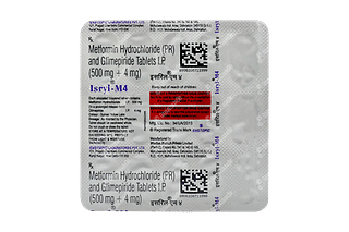 Isryl M 4/500 MG Tablet Pr 15