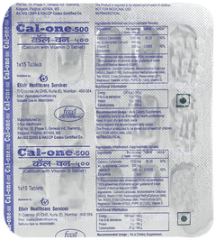 Cal One 500 Tablet 15