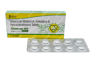 Olmevac Ah 20/5/12.5 MG Tablet 10