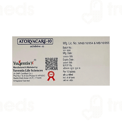 Atorvacare 10 MG Tablet 10 Atorvacare 10 MG Tablet 10
