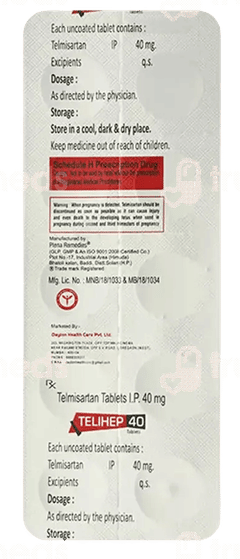 Telihep 40 Tablet 10