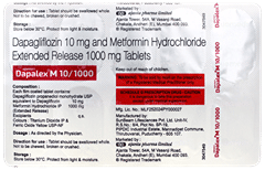 Dapalex M 10/1000 Tablet 10