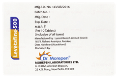 Levetafine 500 Tablet 10