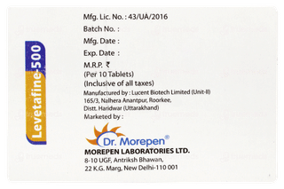Levetafine 500 Tablet 10