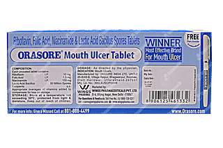 Orasore Mouth Ulcer Tablet 10