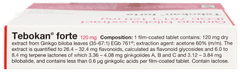 Tebokan Forte Tablet 15