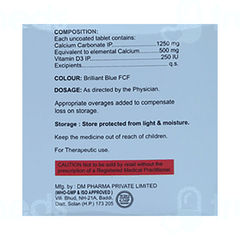 Adzocal 500 Mg/250 Iu Tablet 15 Adzocal 500 Mg/250 Iu Tablet 15