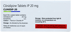Clinidip 20 Tablet 10