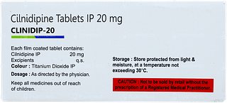 Clinidip 20 Tablet 10