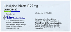 Clinidip 20 Tablet 10