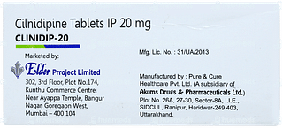 Clinidip 20 Tablet 10