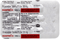 Ricosprin 20 Tablet 15 Ricosprin 20 Tablet 15