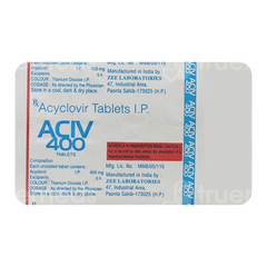 Aciv 400 Mg Tablet 10 Aciv 400 Mg Tablet 10