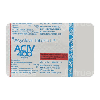Aciv 400 Mg Tablet 10