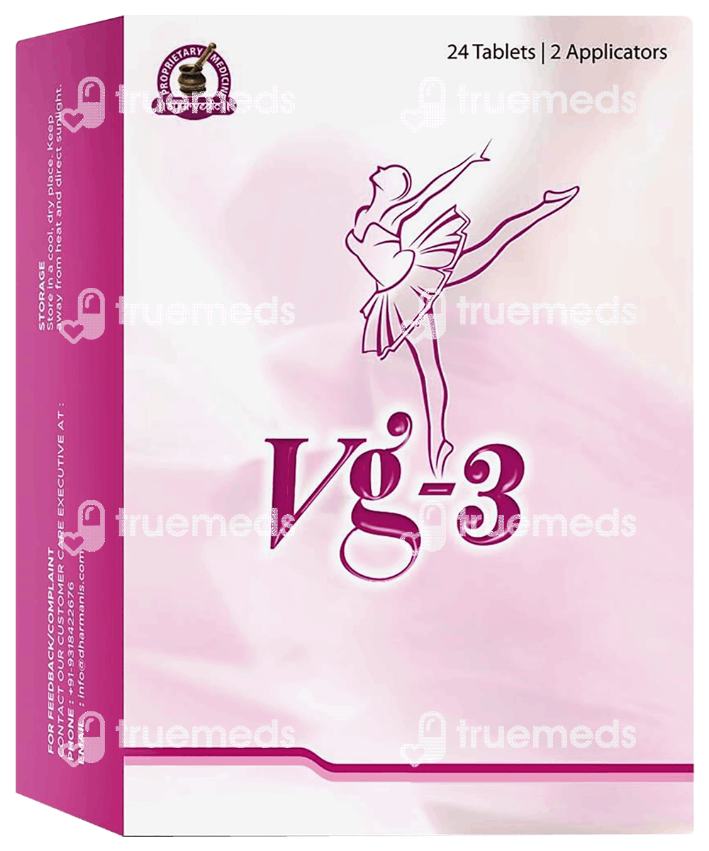 Vg 3 Vaginal Tablet: Uses, Side Effects, Price & Substitutes
