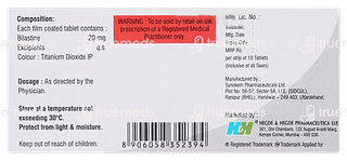 Bilatis 20 MG Tablet 10