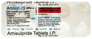 Amisyt 25 Mg Tablet 10