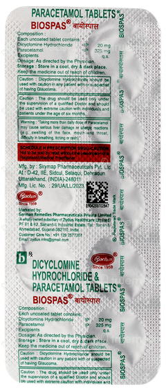Biospas Tablet 10 Biospas Tablet 10