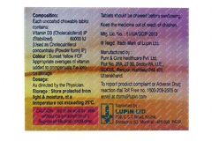 Lupi D3 Sugar Free Chewable Tablet 4