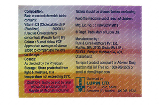 Lupi D3 60000 IU Chewable Tablet 4