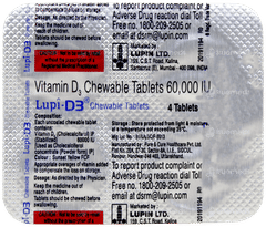Lupi D3 Sugar Free Chewable Tablet 4