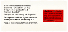 Bisolong 2.5 Tablet 10 Bisolong 2.5 Tablet 10