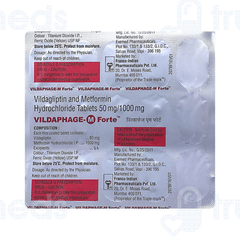 Vildaphage M Forte Tablet 15