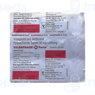 Vildaphage M Forte Tablet 15