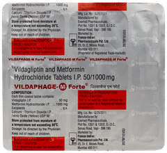 Vildaphage M Forte Tablet 15 Vildaphage M Forte Tablet 15