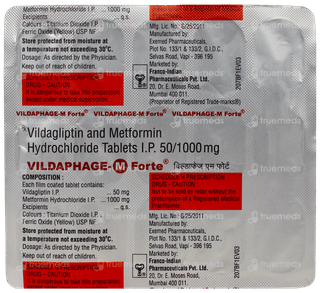 Vildaphage M Forte Tablet 15