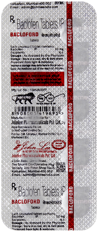 Bacloford Tablet 10